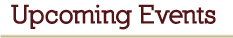 Upcoming Events